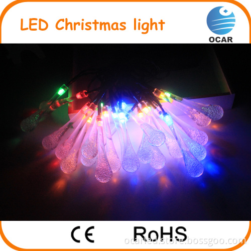 Popular fairy Christmas led water drop string light
